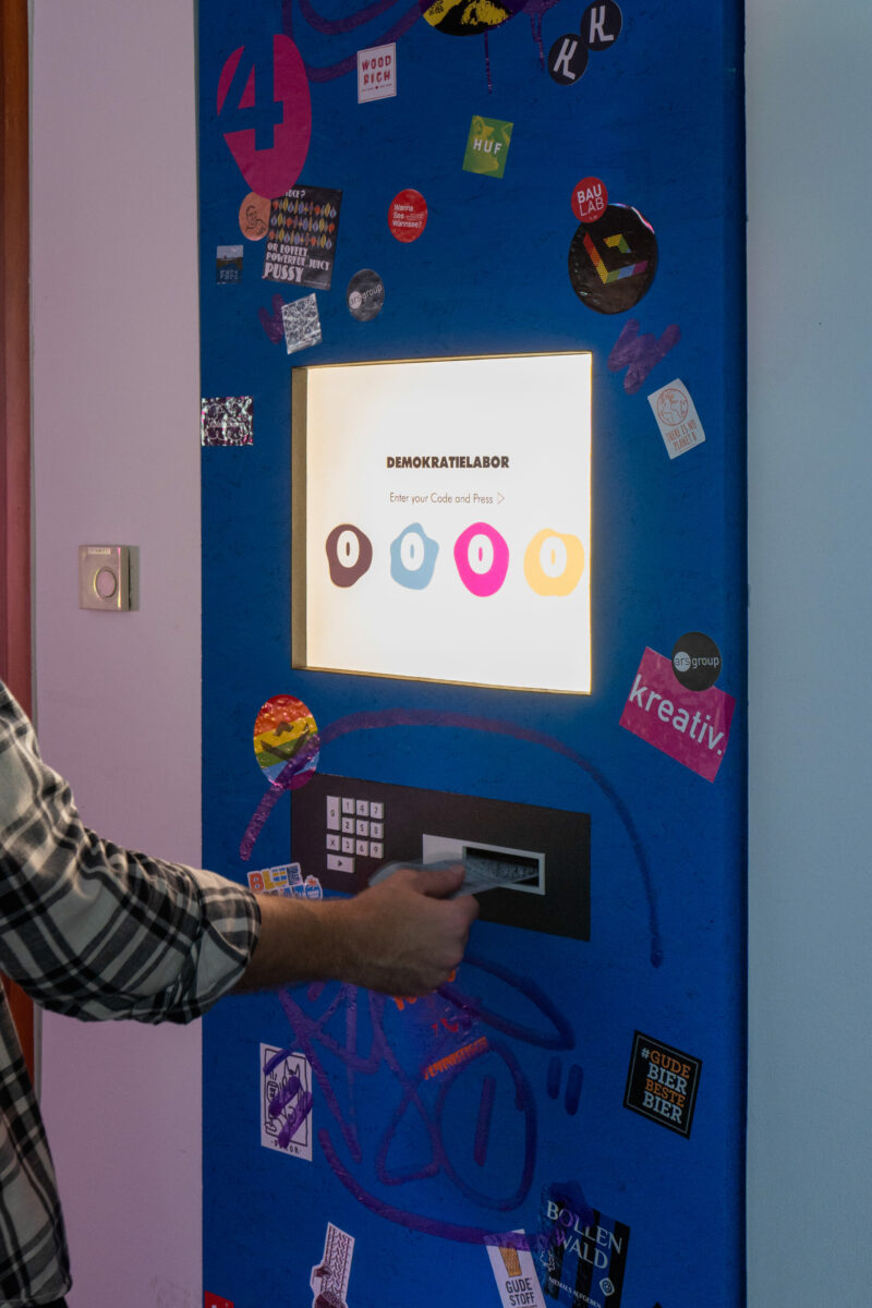 Automat mit Bonddrucker